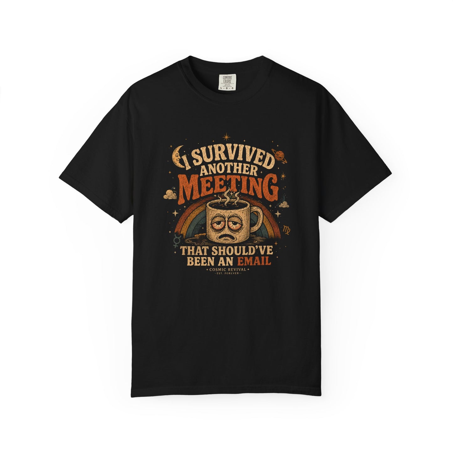 T-Shirt — I Survived Another Meeting That Should've Been An Email (Funny Office Owl Tee)